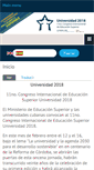 Mobile Screenshot of congresouniversidad.cu