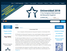 Tablet Screenshot of congresouniversidad.cu